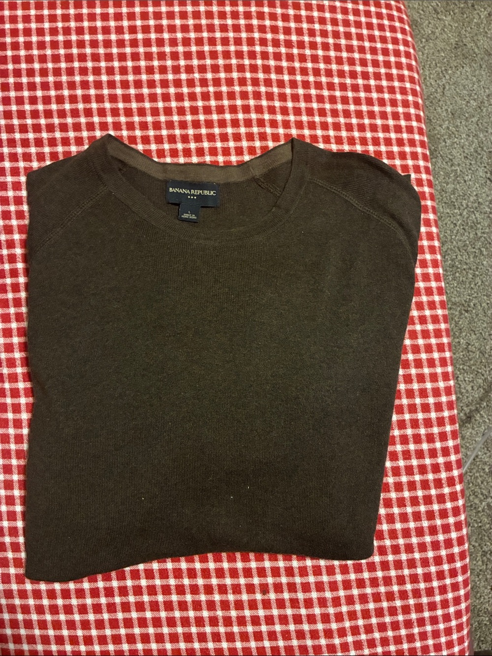 Banana Republic Men’s Crewneck Sweater in Brown